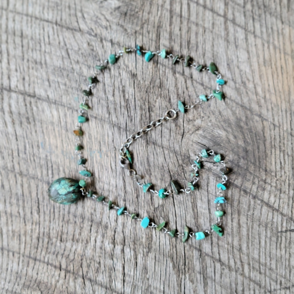 Turquoise Beaded Necklace